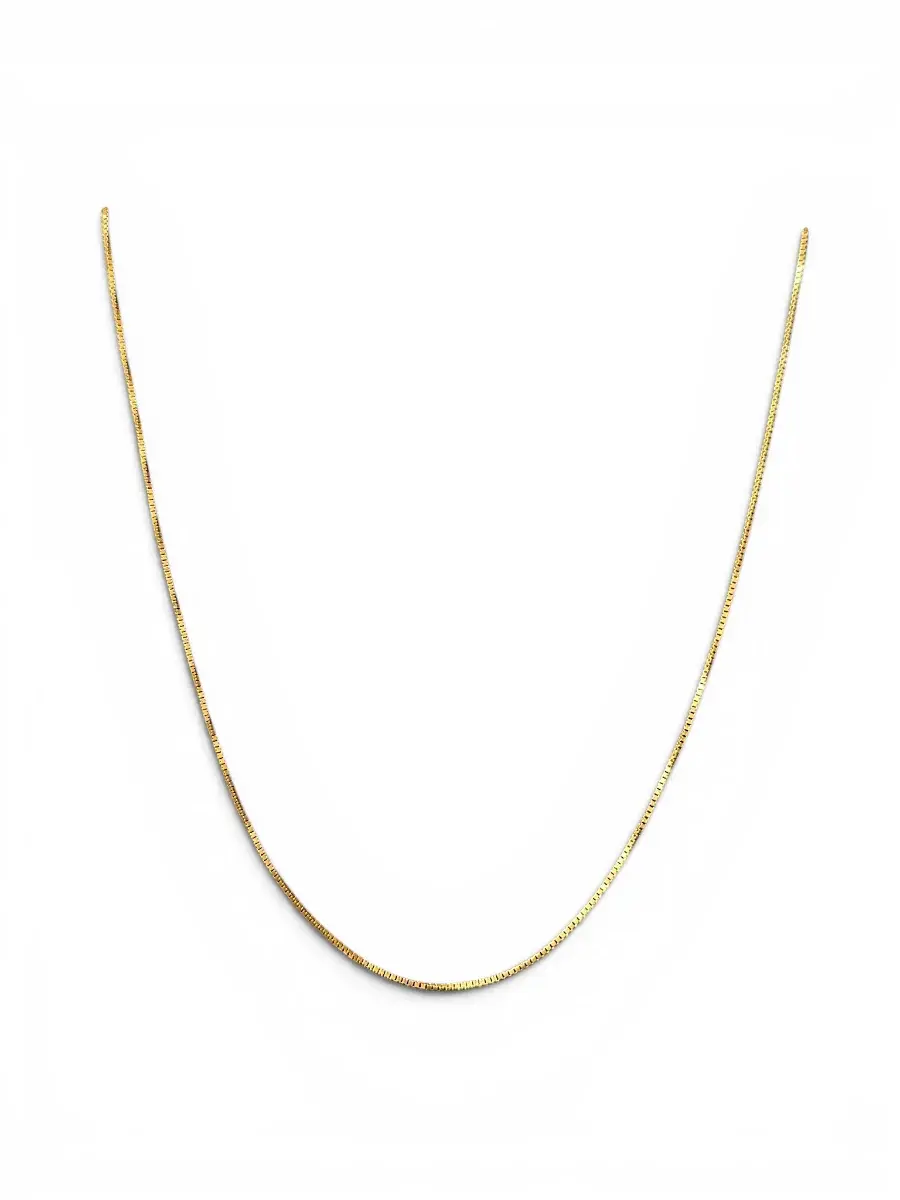 Collar de Cadena con Eslabones en Caja de Oro Amarillo 14K Midas