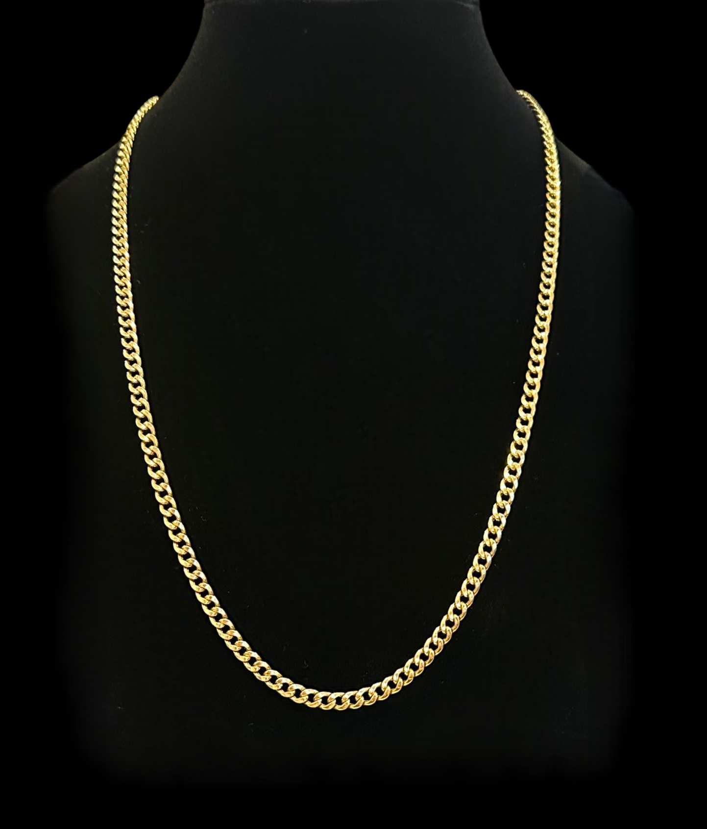 10K Gold 5mm Hollow Cuban Link Chain Necklace