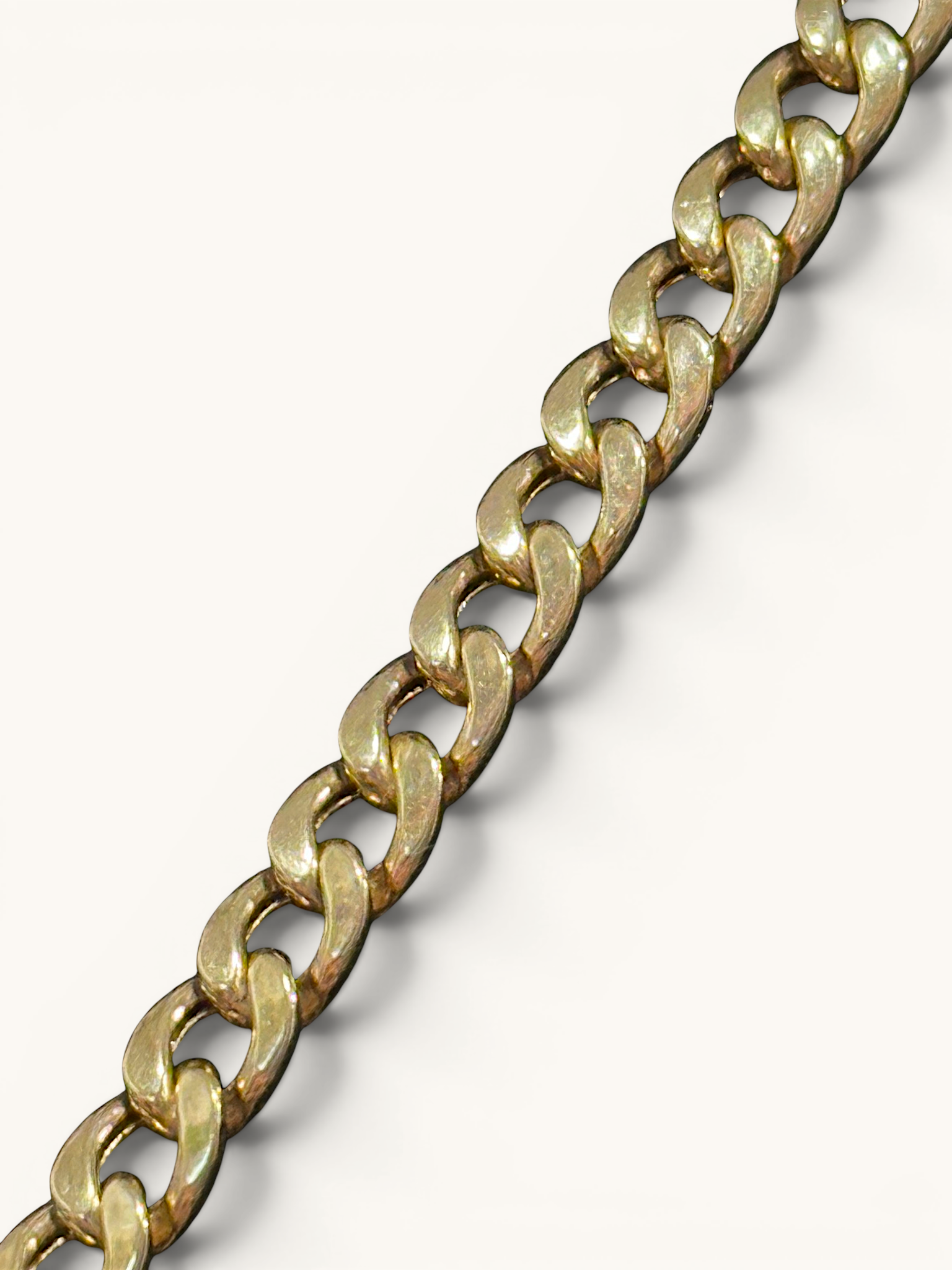 Collar de Cadena de Eslabón Cubano Hueco de 5mm de Oro de 10K 4