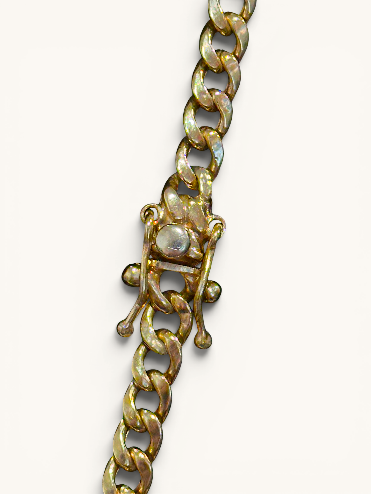 Collar de Cadena de Eslabón Cubano Hueco de 5mm de Oro de 10K 6