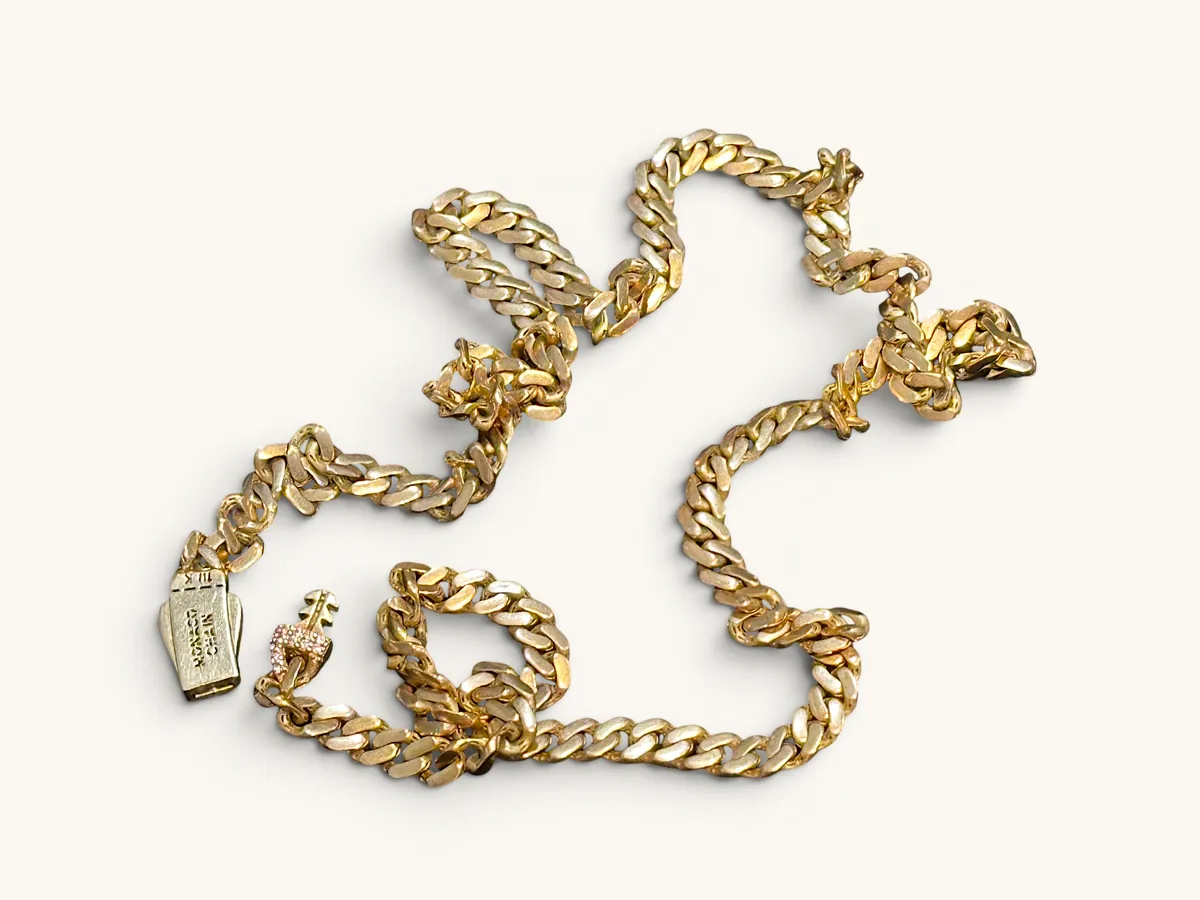 10K Gold Monaco Cuban Link Necklace 7